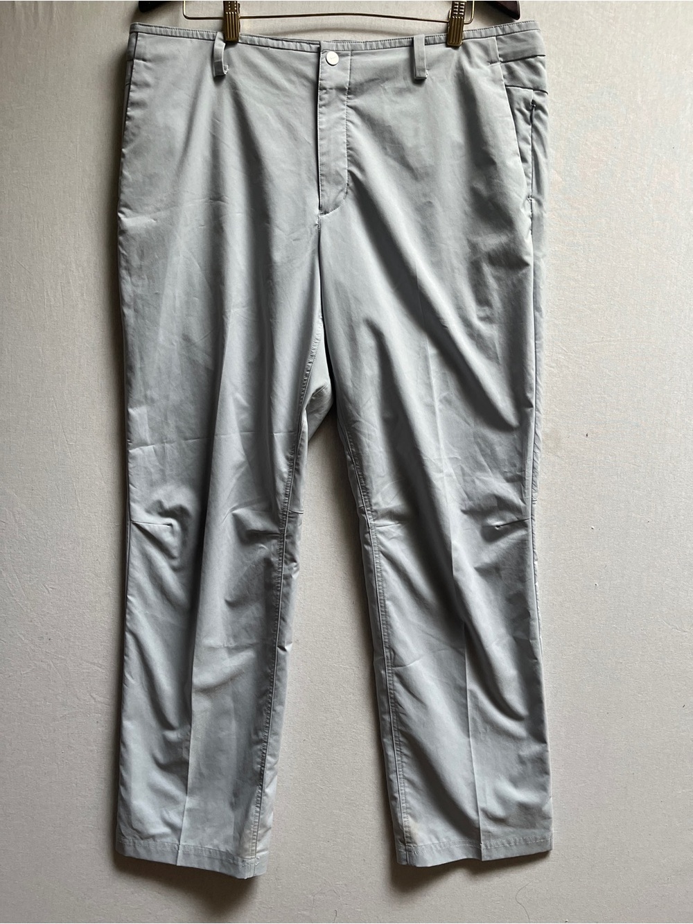 Nike Tiger Woods Collection Men's Light Gray Casual Pants Size 38